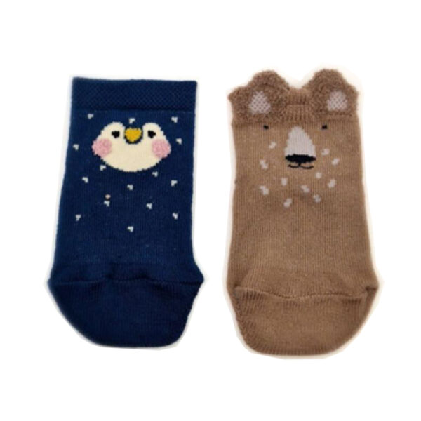 Pack Calcetines Barefoot Antideslizantes Oso+Pingüino